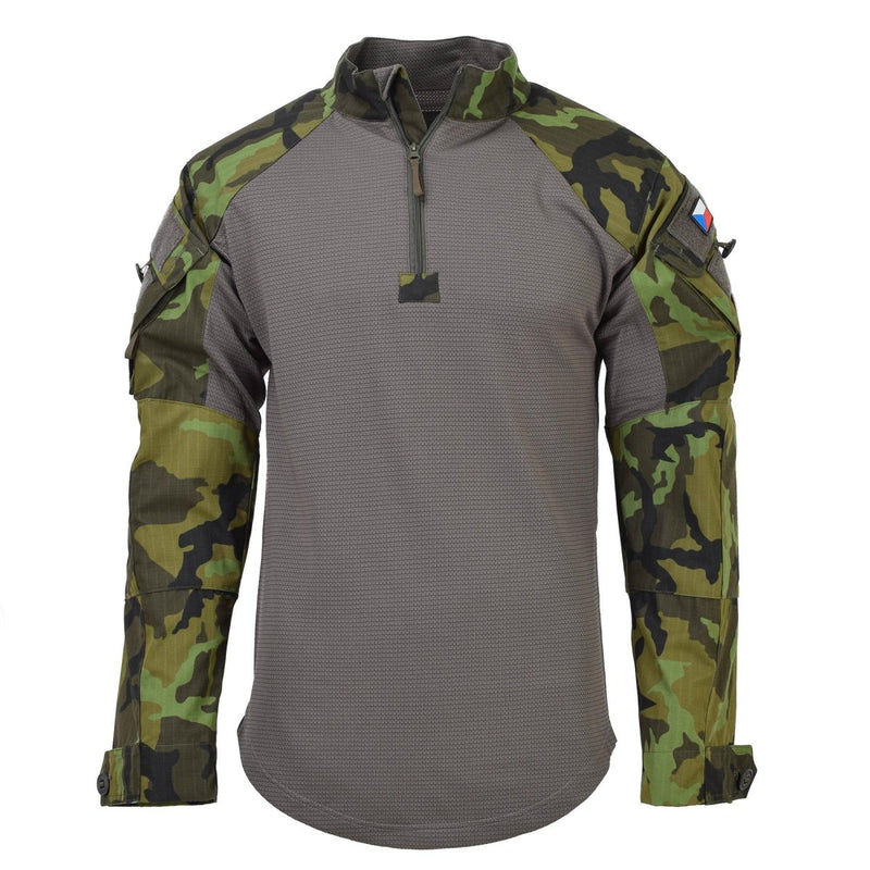 Originele Tsjechische leger tactische gevechtsoverhemden Ubac Woodland camo camo lange mouw nieuw