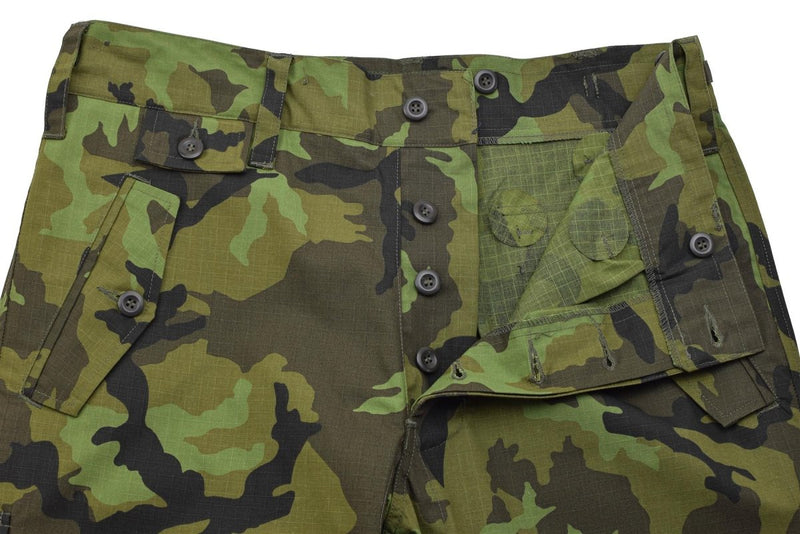 Originele Tsjechische militaire M95 veldbroeken ripstop grote zakken vizor 95 camo