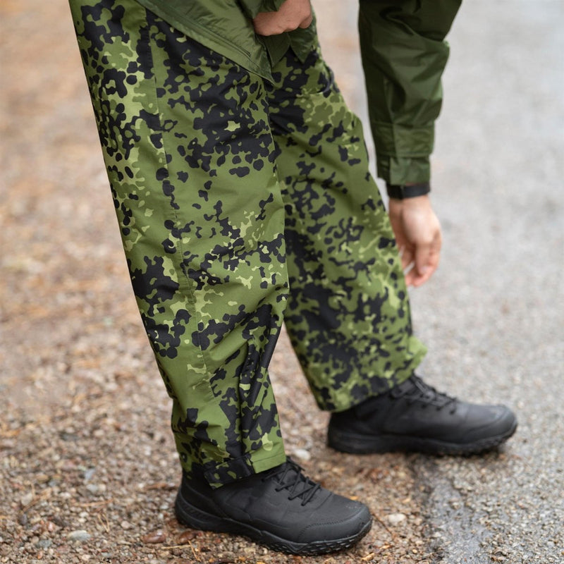 Originele Deense militaire M84 Camo Rain Pants Waterdichte veldgevechtenbroeken