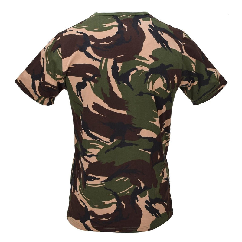 Originele Nederlands militair t -shirt lichtgewicht korte mouwen boscamouflage