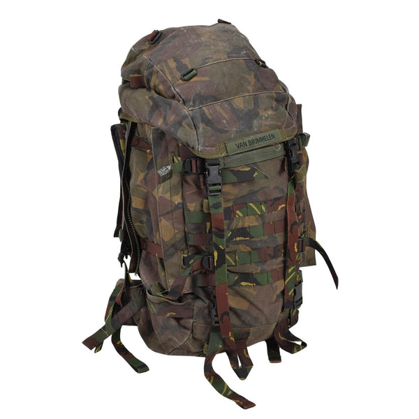 Originele Nederlandse militaire tactische rugzak 60L Molle Loops DPM Woodland Camo