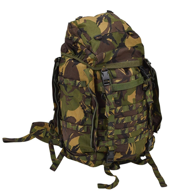 Originele Nederlandse militaire tactische rugzak 60L Molle Loops DPM Woodland Camo