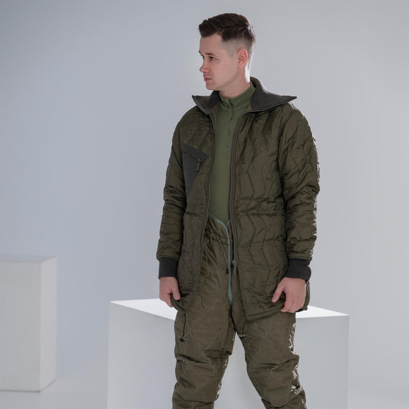 Origineel Duitse leger veldjack Parka quilt voering militaire kwestie winter nieuw