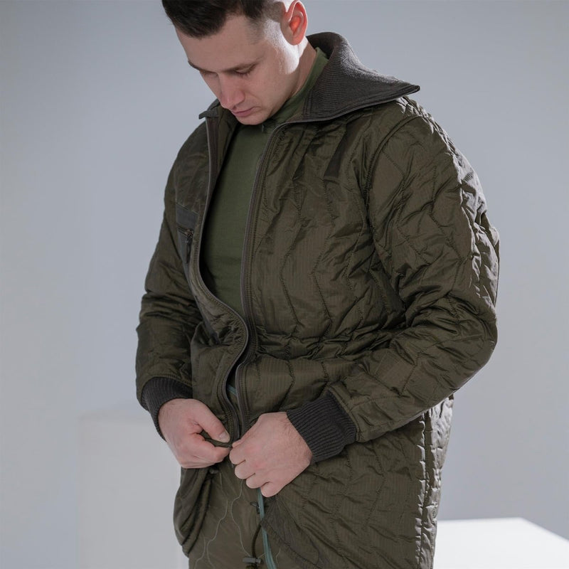 Origineel Duitse leger veldjack Parka quilt voering militaire kwestie winter nieuw