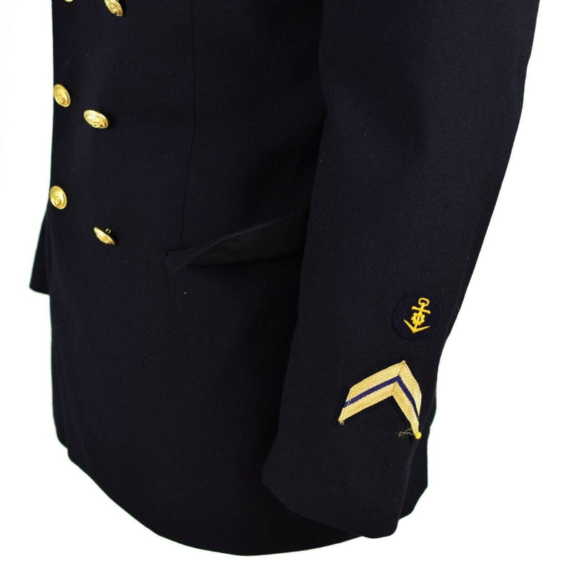 Originele Duitse leger mariniers kleding jas zwart marine formeel uniform militair