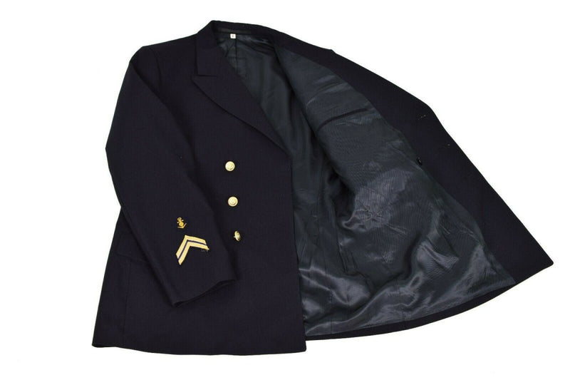 Originele Duitse leger mariniers kleding jas zwart marine formeel uniform militair