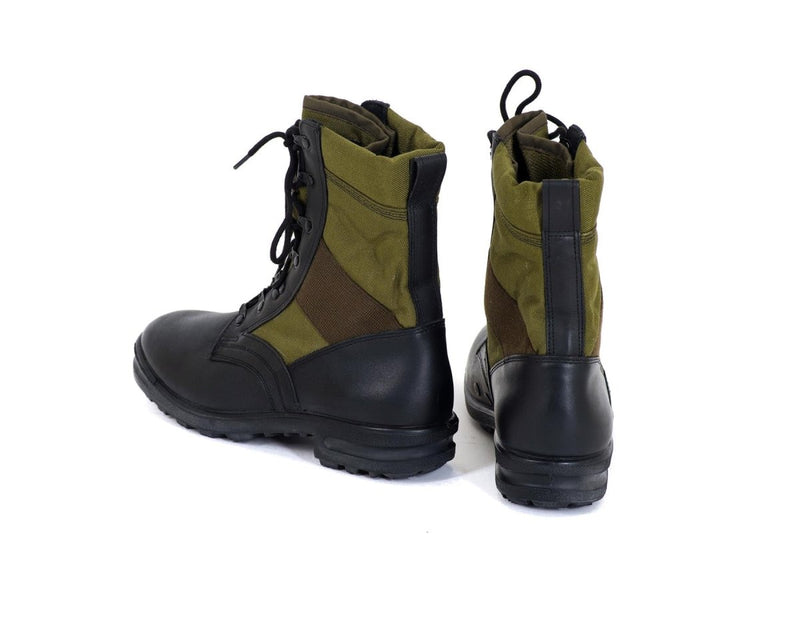 Original Duitsland Army Tropical Boots Baltes Black/Od Green Military Surplus Nieuw