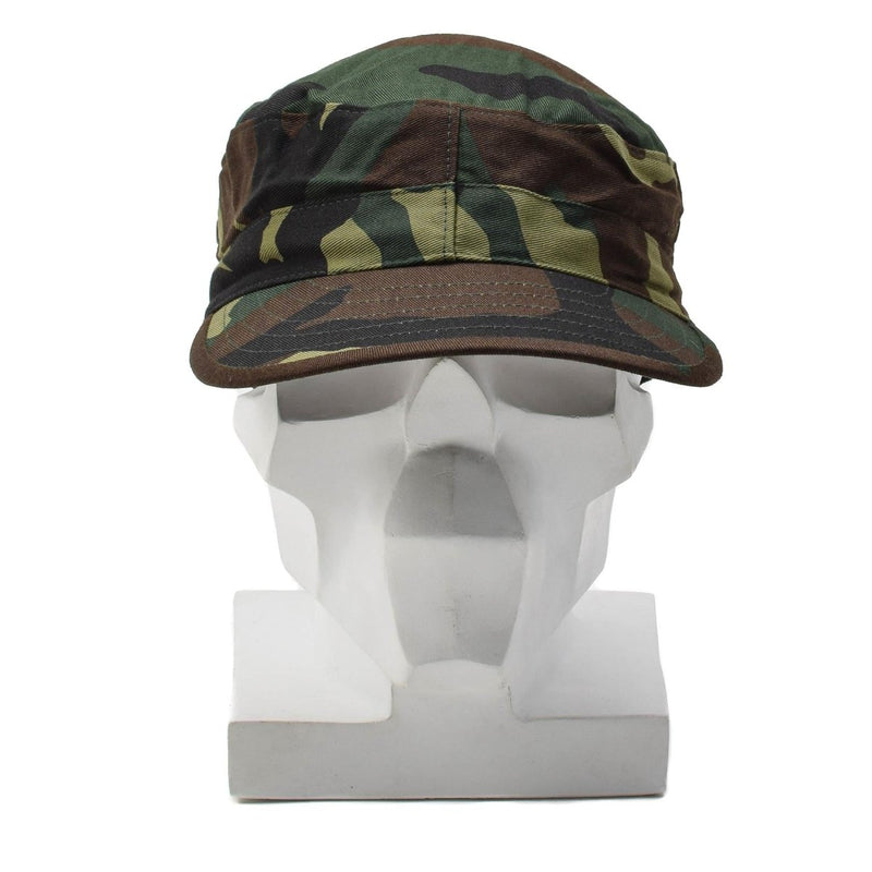 Originele Italiaanse militaire gevechten Cap Woodland camouflage ventilatie oogjes