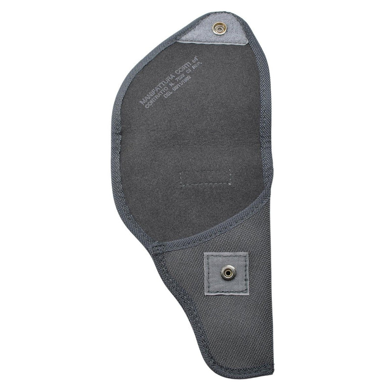 Originele Italiaanse militaire pistool holster snapknop sluiting polycotton grijs