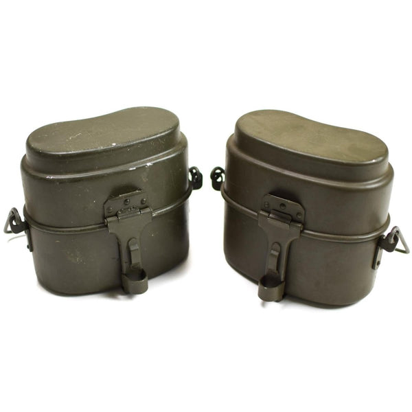 Origineel Pools Army Mess Kit Aluminium Militaire Bowler Pot Vintage Camping Olive