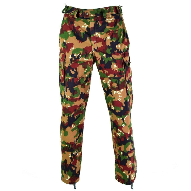 Originele Zwitserse legerbroeken M83 Combat Alpenflage Camo Field -broek Nieuw