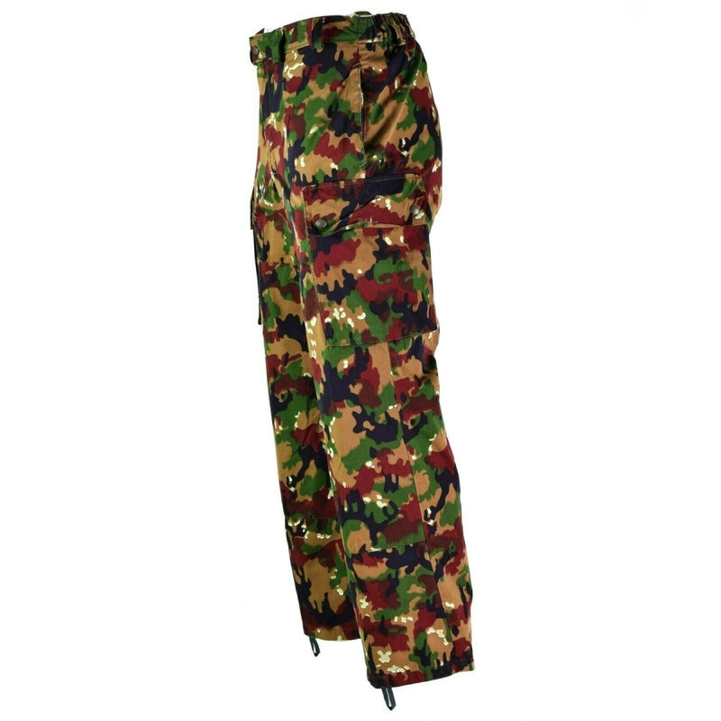 Originele Zwitserse legerbroeken M83 Combat Alpenflage Camo Field -broek Nieuw