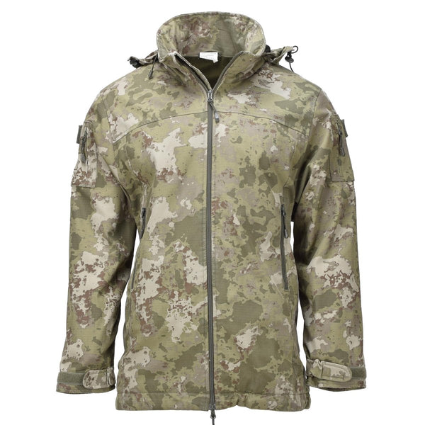 Originele Turkse veld Parka ripstop materiaal vooldaway hood kama camouflage