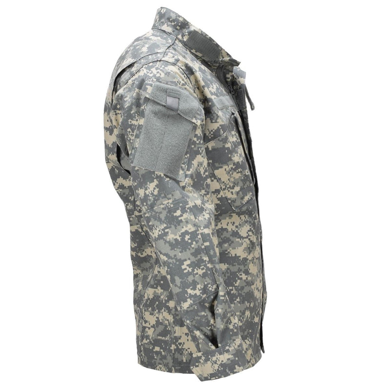 Originele Amerikaanse militaire uniforme jas versterkt ellebogen Acu digitale camouflage