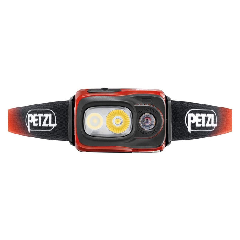 Petzl Swift RL Head zaklamp 1100 lumen oplaadbaar waterbestendig oranje