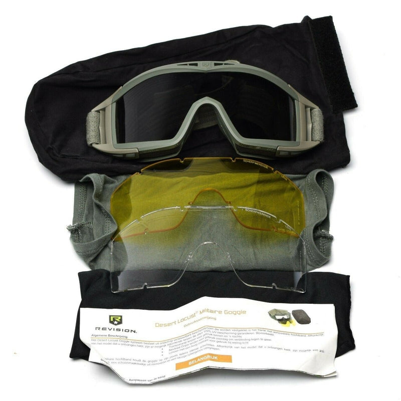 Revisie Desert Locust Goggles Ballistische militaire kwestie Apel Eyewear -gebladerte