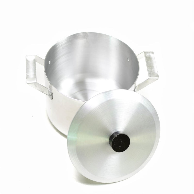 Aluminium cooking pot original Czech Army lid 2L 0.5 gal cookware mess tins lightweight pot handles