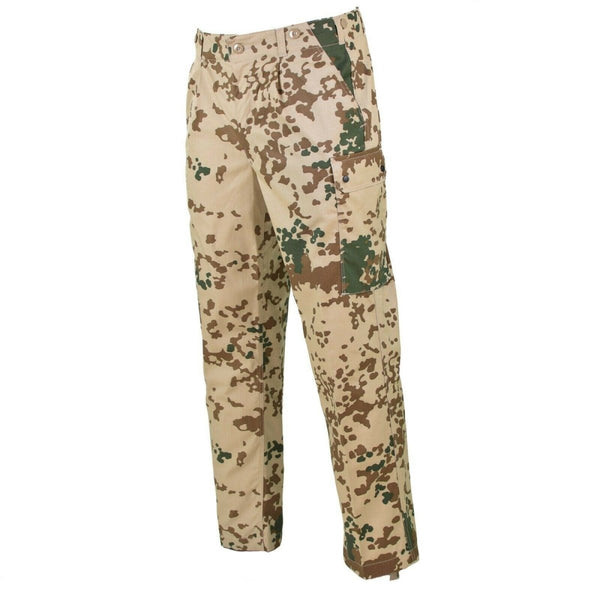 Field combat desert camo original German army issue BW lightweight cargo pocket closures tactical survival trousers