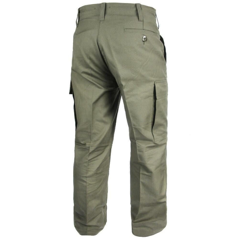 Moleskin olive original German army pants field combat BW lightweight work casual wear trousers