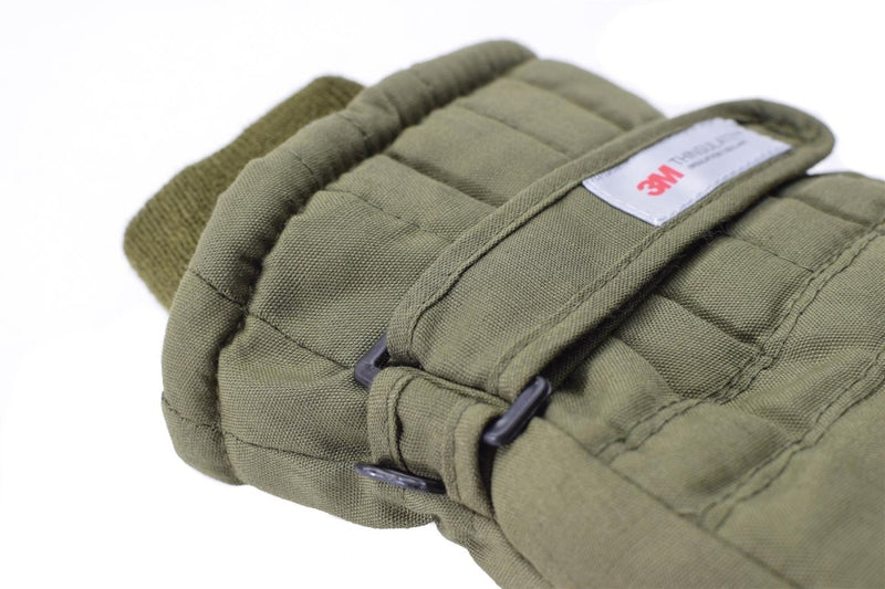 Mil-Tec Gloves Men Warm THINSULATE™ lining Olive Green Winter Men's tactical gear adjustable cuffs