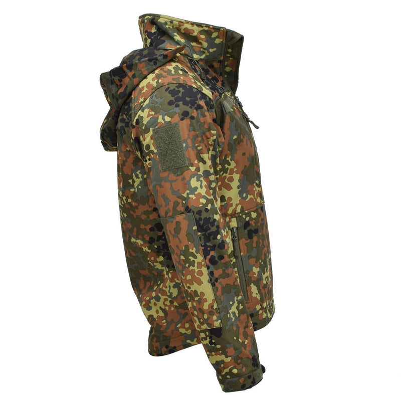 MIL-TEC Softshell jacket SCU 14 German flecktran camo tactical jacket