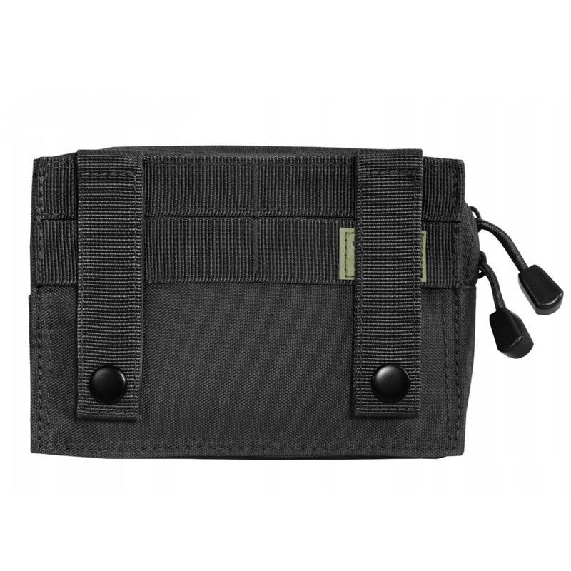 MIL-TEC universal belt pouch Molle military webbing utility tactical bag black two straps fit on belt or Molle webbing