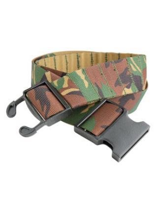 Original Dutch army tactical belt military webbing woodland camouflage