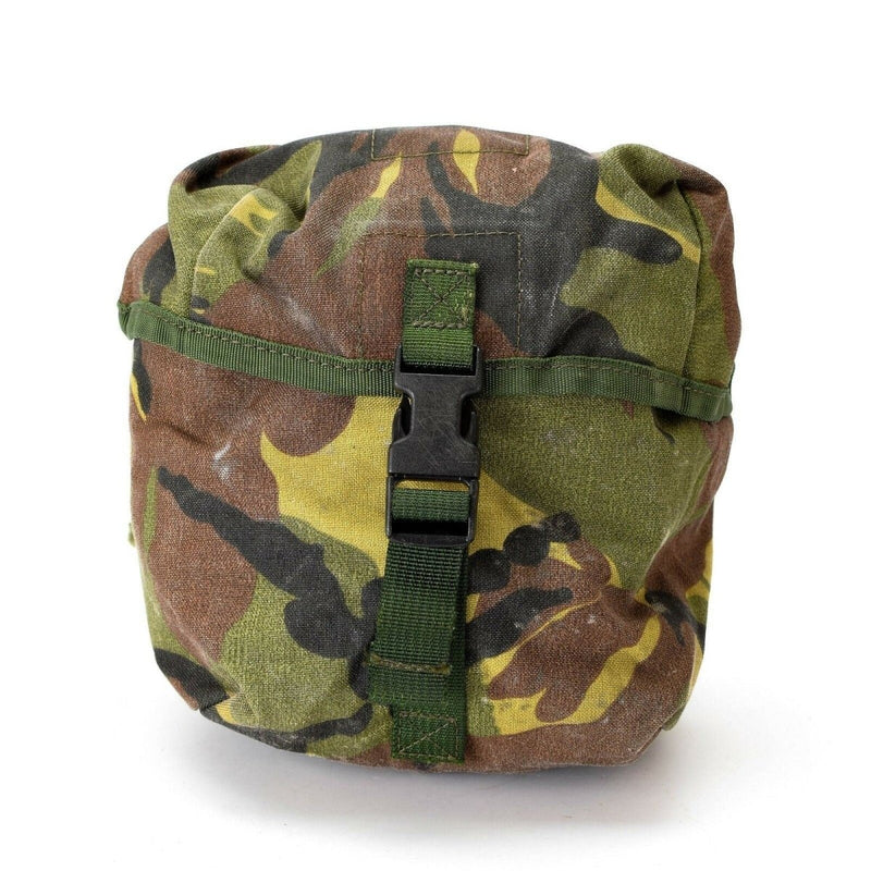 Original Dutch army utility pouch modular Molle carrying bag military Medium DPM Standard plastic buckle with loop fastening