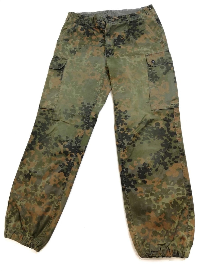 Original German army issue flecktarn camo pants field combat military trousers