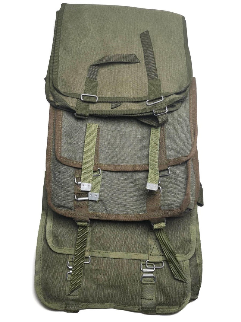 Original Polish army haversack canvas shoulder bag bread bag