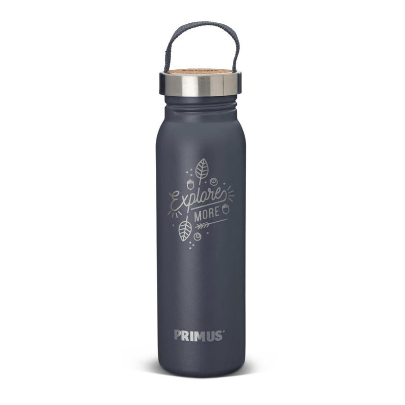 Primus Klunken water bottle 700ml outdoor hiking lightweight stainless flask fall graphite