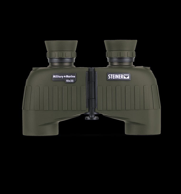 Steiner Binoculars Military Marine 10x25 Olive Rugged Auto Focus Hunting Optics rubber armored fog proof