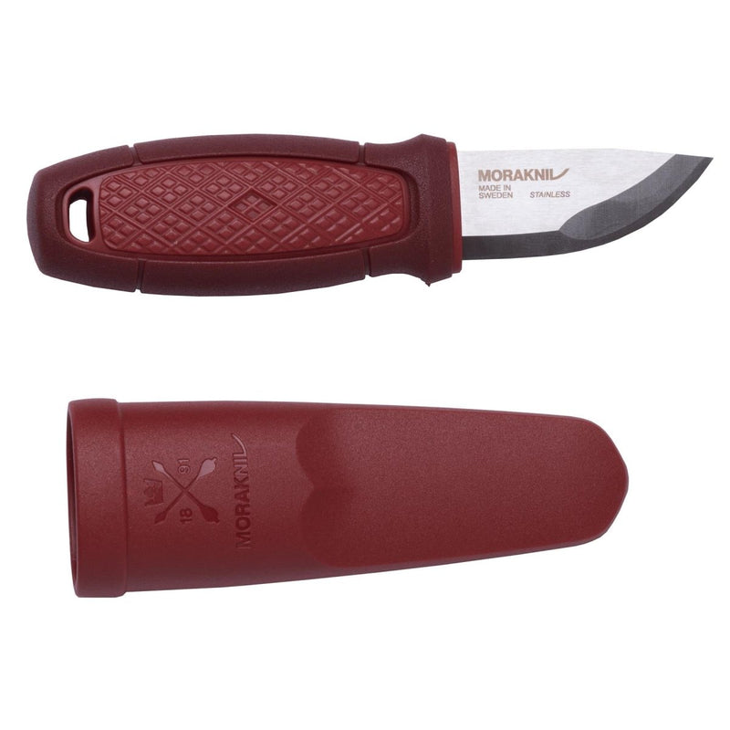 Swedish Knife MORA Eldris Bushcraft Survival Steel Fire Starter Sheath Stainless steel standard plain edge fixed blade