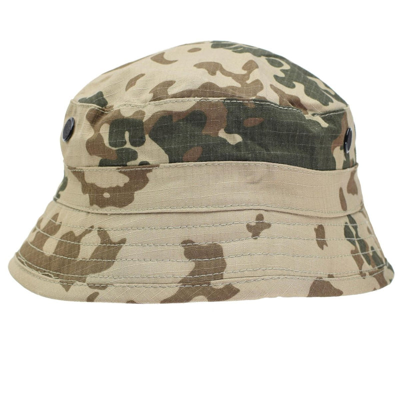 TACGEAR Brand German Army style bucket boonie hat desert flecktran camouflage strong durable ripstop